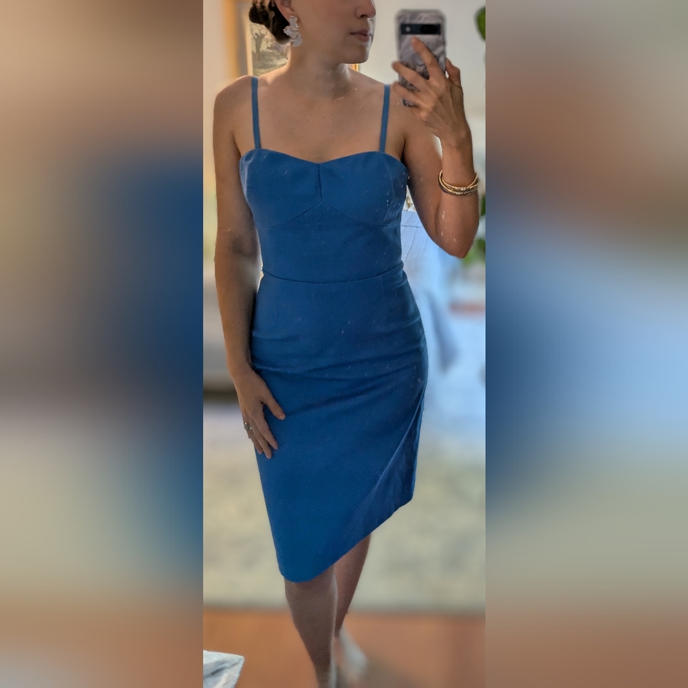 TED BAKER LONDON Alodie Blue Midi Dress - NWT